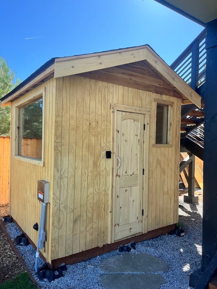 Outdoor Sauna Design for Tahoe's Snow Climate