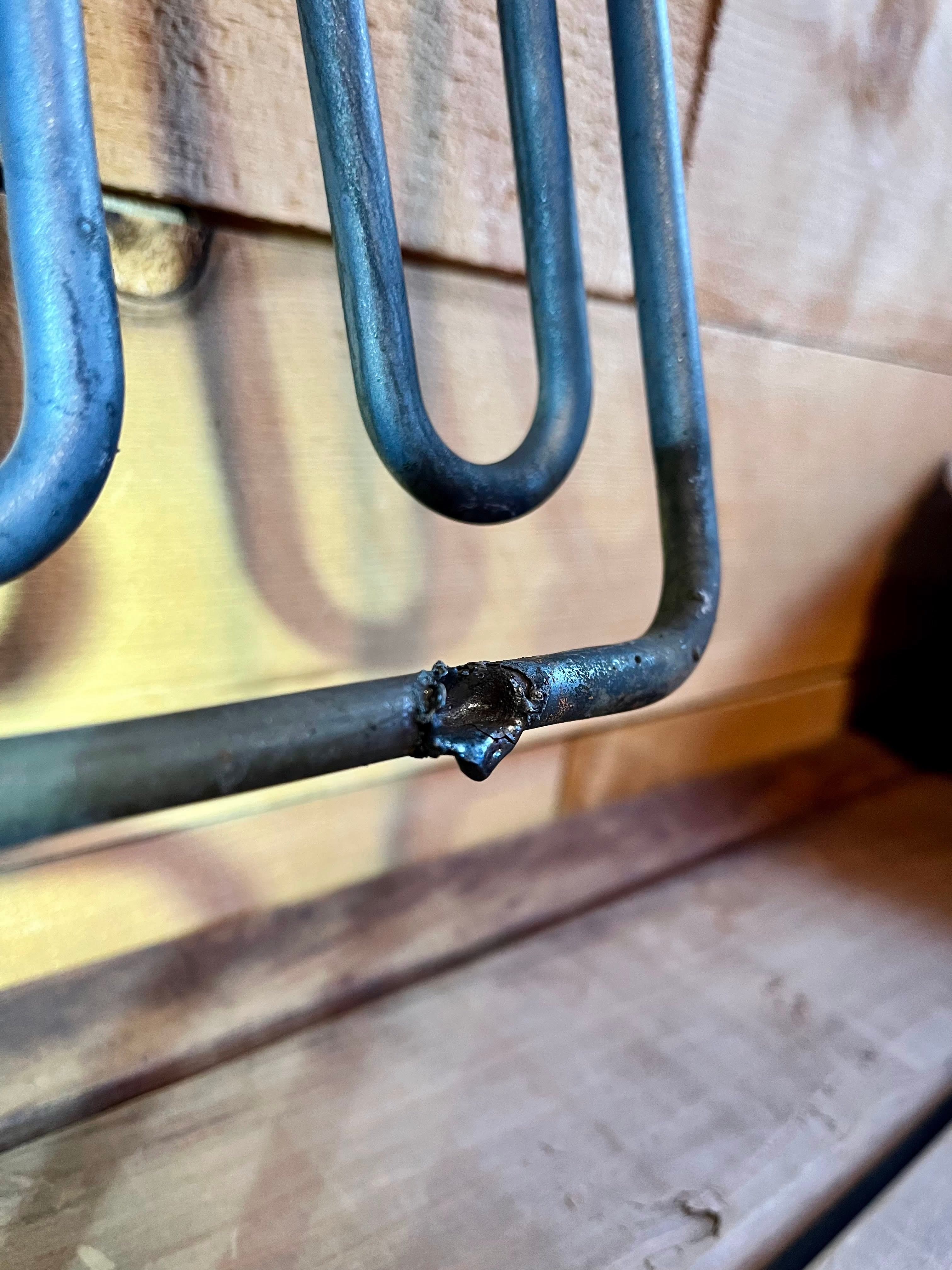 Cedar sauna interior in need of maintenance and renovation — the kind of home sauna Sauna Doctor helps fix