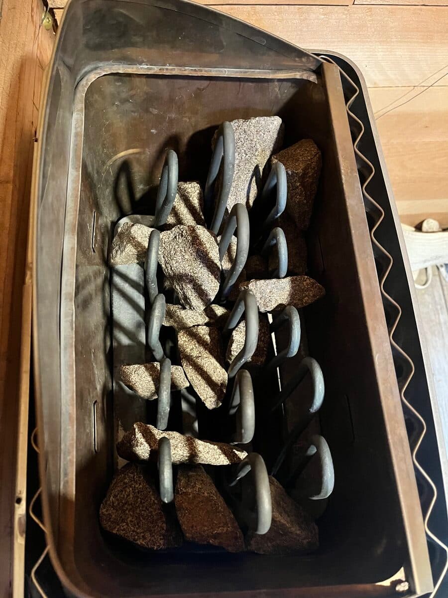 How to Load & Stack Sauna Rocks in an Electric Heater