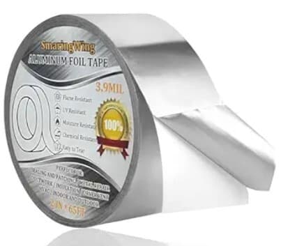 Aluminum foil duct tape